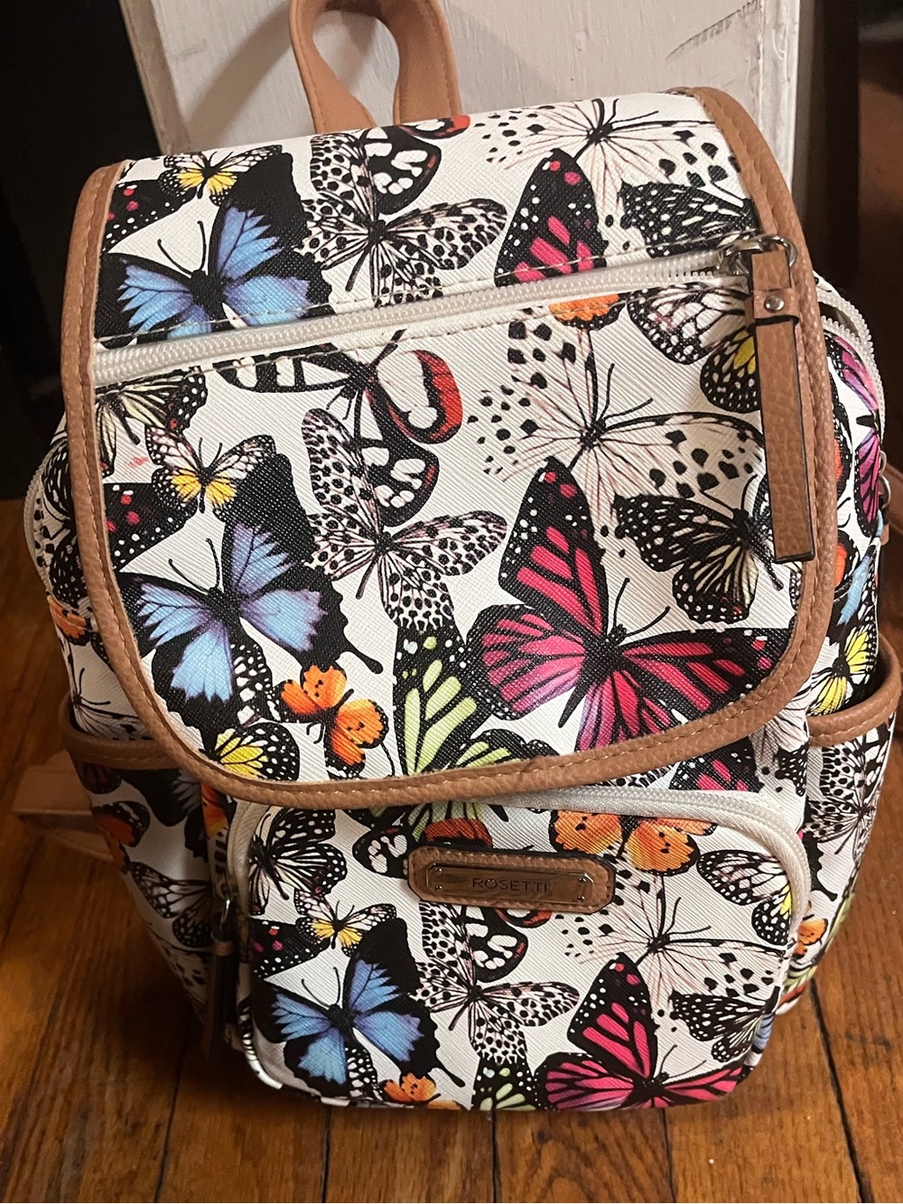 Rosetti backpack purse butterfly satchel knapsack like new